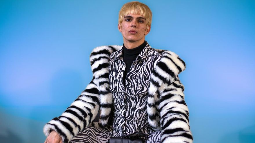 Samantha Hudson tras una entrevista con elDiario.es