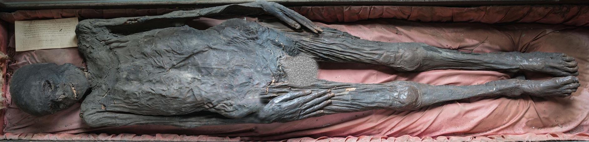 Momia del Museo Montané de La Habana que se había catalogado como restos de un minero peruano precolombino