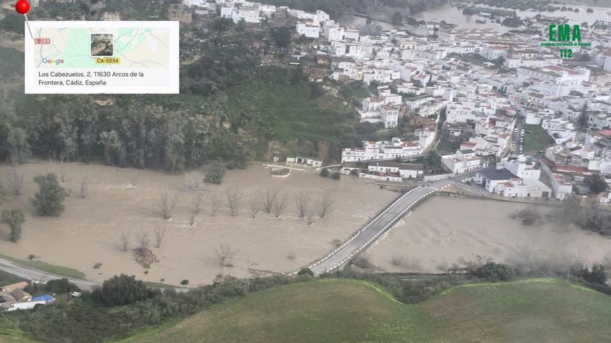Andalucía registra más de 10.000 incidencias de Emergencias tras el paso de 'Marta': "Parece interminable"