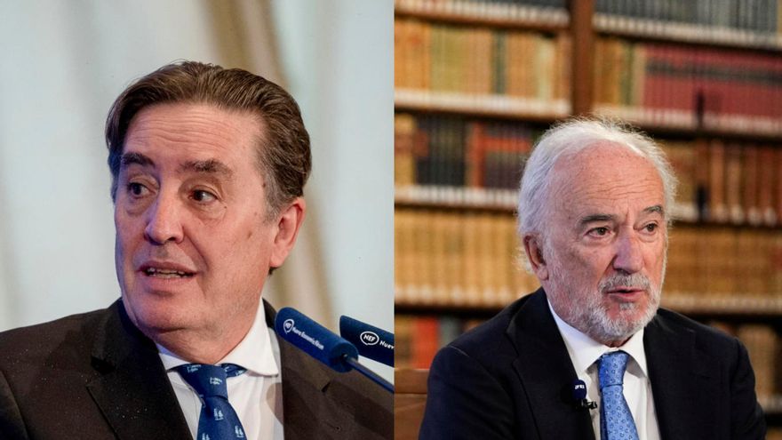 García Montero y el director de la RAE evitan su polémica en un acto juntos: "Después habrá tiempo de hablar"