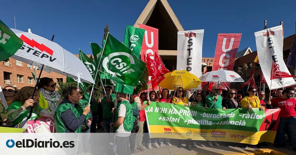 La falta de voluntad negociadora del Gobierno de Pérez Llorca aboca a los docentes valencianos a una huelga indefinida