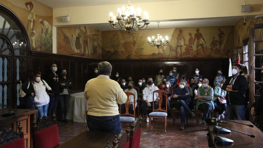 En la habitación de los indignados de La Palma