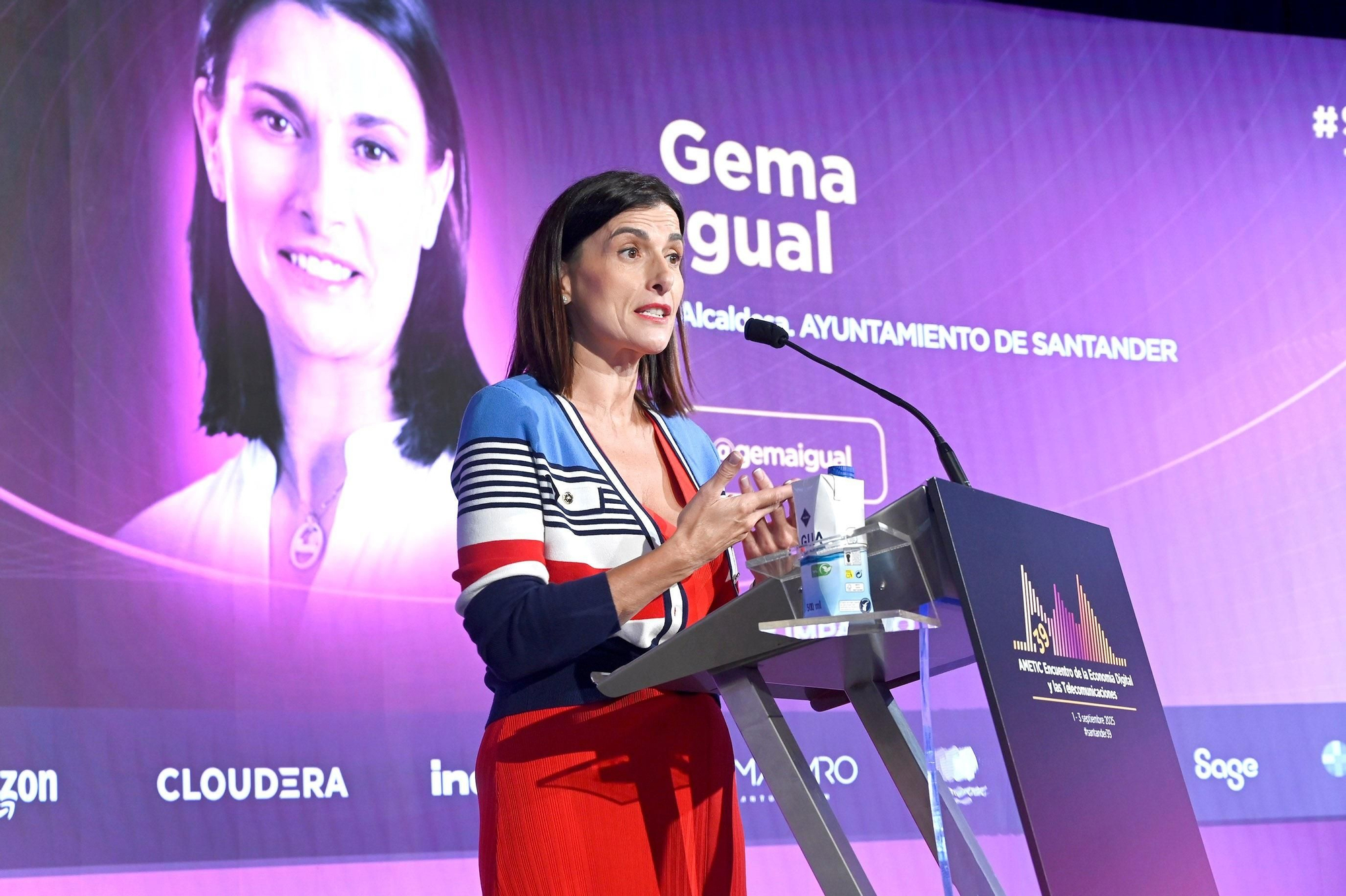 La alcaldesa de Santander, Gema Igual (PP).