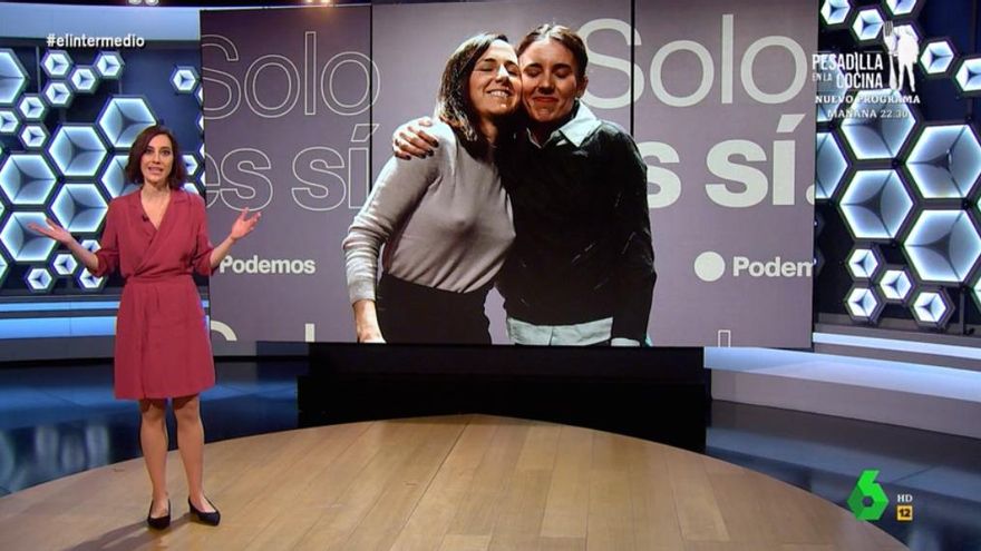 Cristina Gallego interrumpió 'El Intermedio' para defender a Belarra: "La sociedad no esta preparada para ministras con tetas"