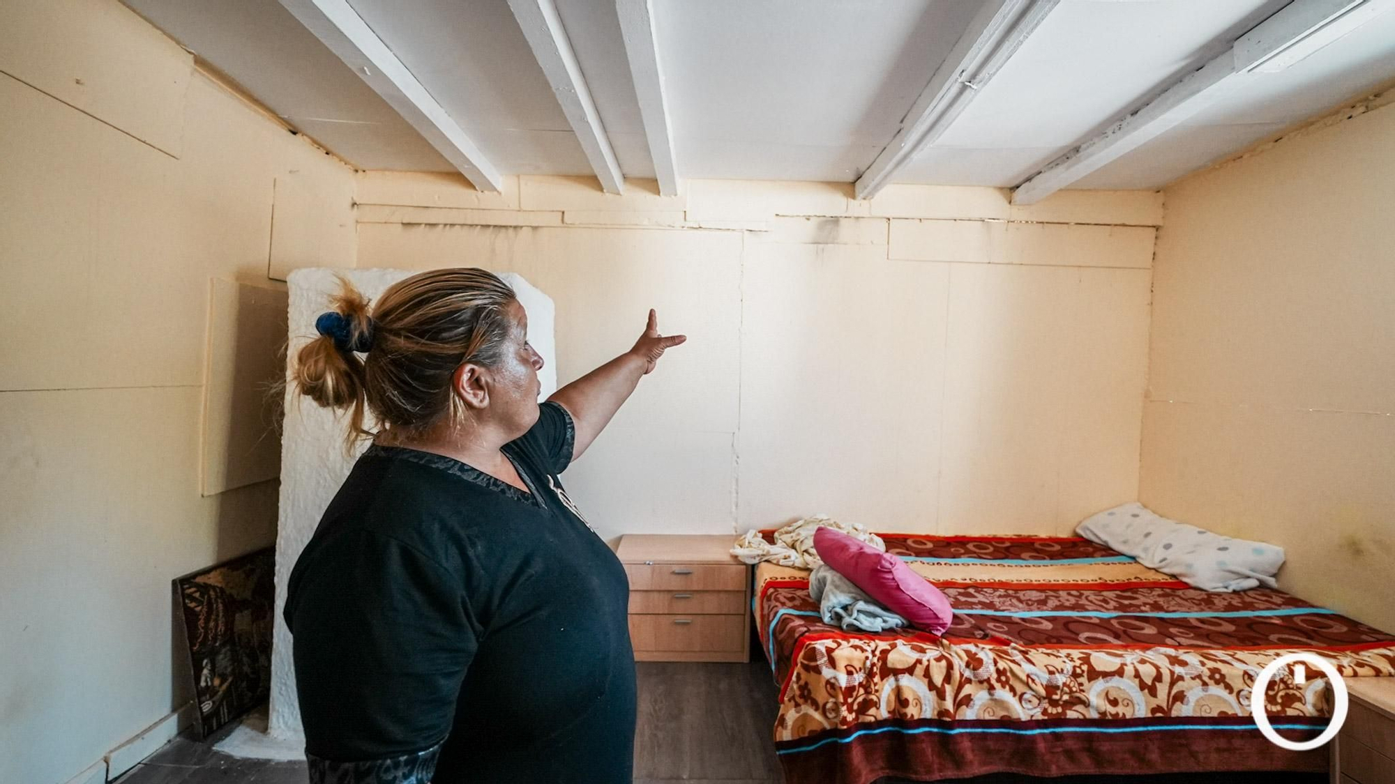 Asentamiento afectado tras el incendio que arrasó varias chabolas