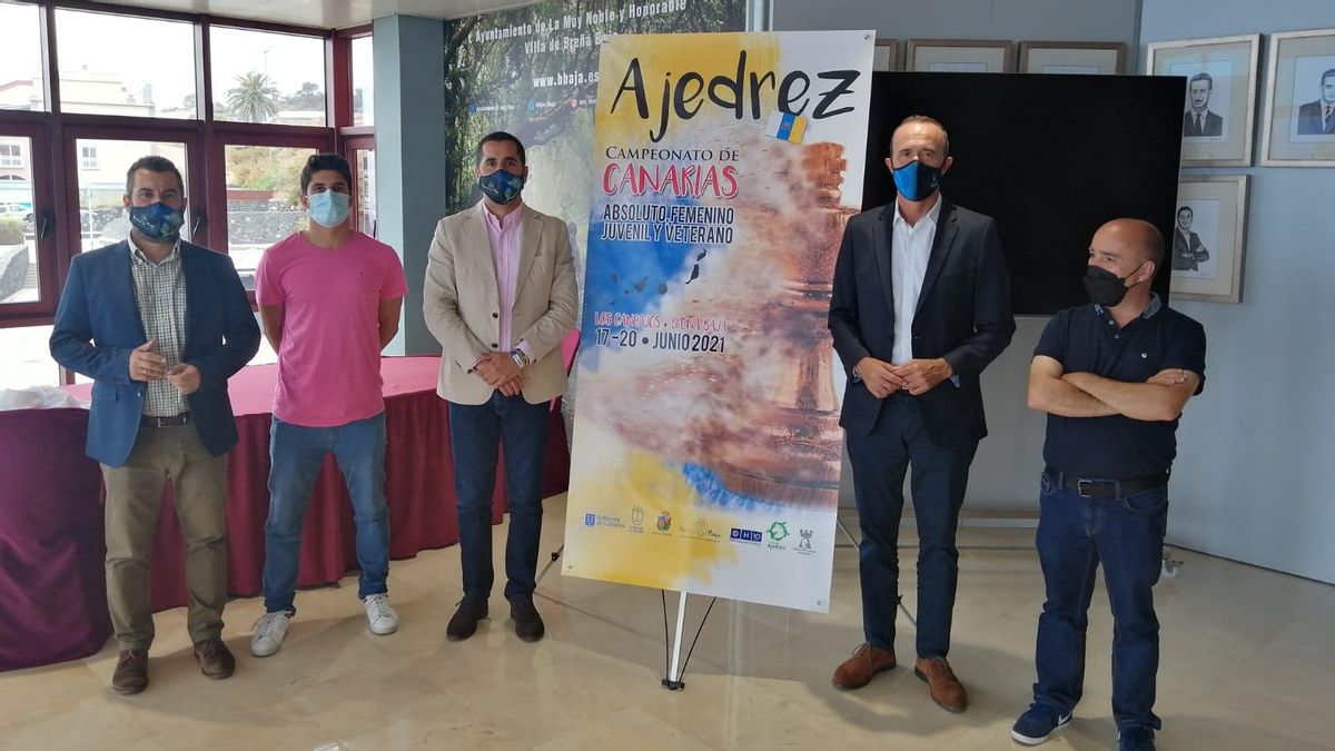 Presentación del los Campeonatos de Canarias de Ajedrez que se celebran en Los Cancajos (Breña Baja).