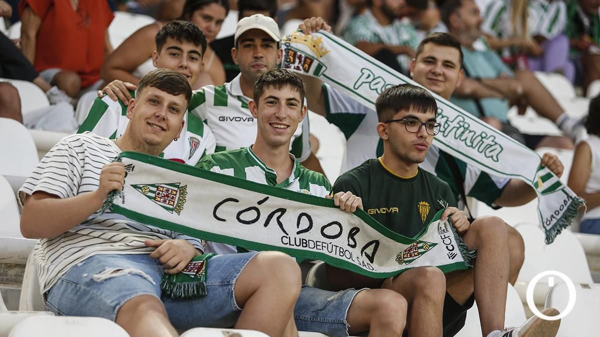 Grada Blanquiverde del Córdoba CF - Málaga CF