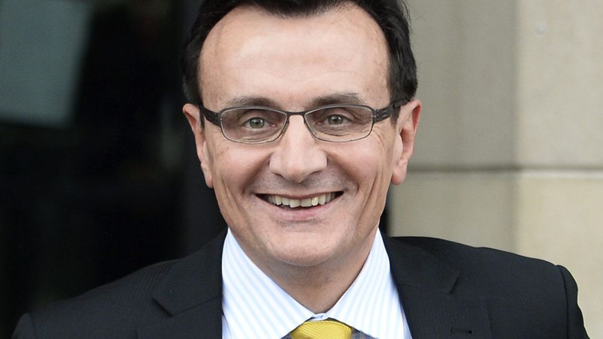 El director ejecutivo de la farmacéutica AstraZeneca, Pascal Soriot. EFE/Facundo Arrizabalaga/Archivo