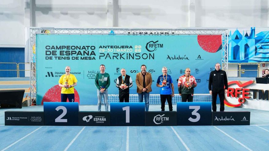 Gabriel José Ferrera, bronce en el Campeonato de España de Parkinson