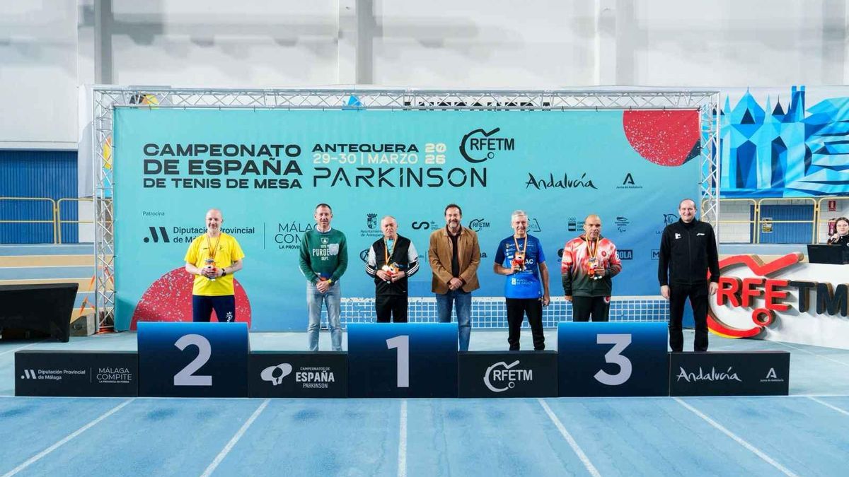 Gabriel José Ferrera, bronce en el Campeonato de España de Parkinson