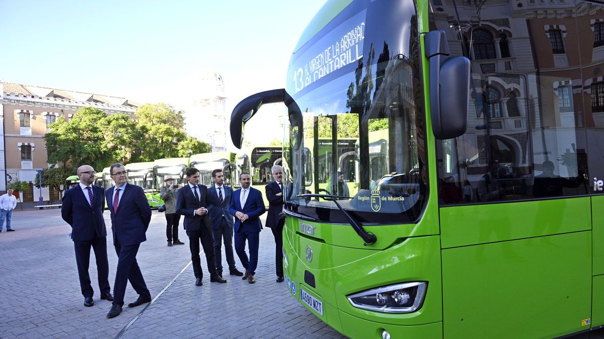 El Ayuntamiento de Murcia incorpora doce nuevos autobuses eléctricos a la flota municipal