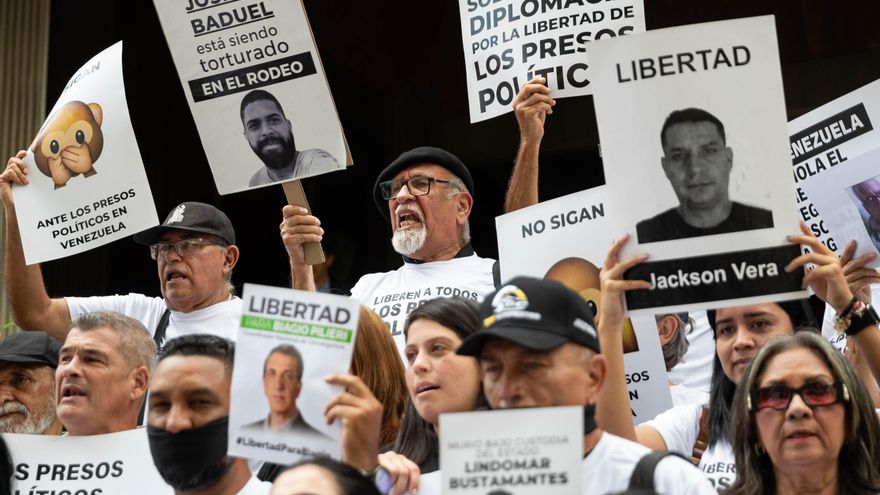 Familiares de "presos políticos" en Venezuela buscan el respaldo de Sheinbaum a sus casos