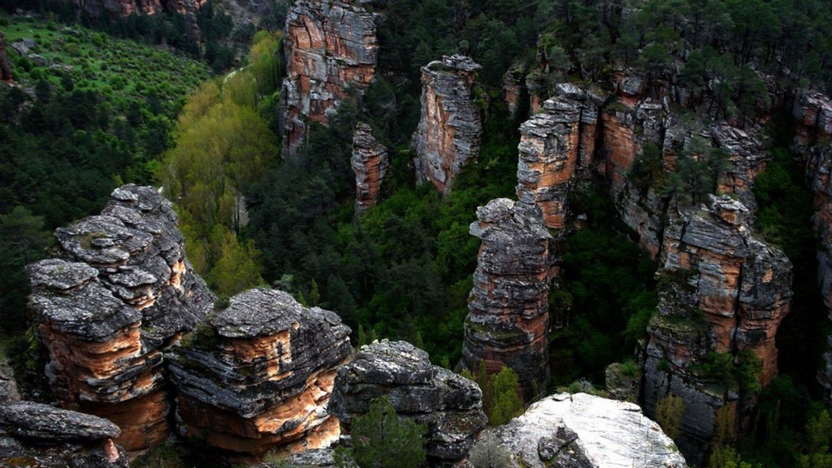 El Parque Natural del Alto Tajo, entre Guadalajara y Cuenca, cumple su 25 aniversario