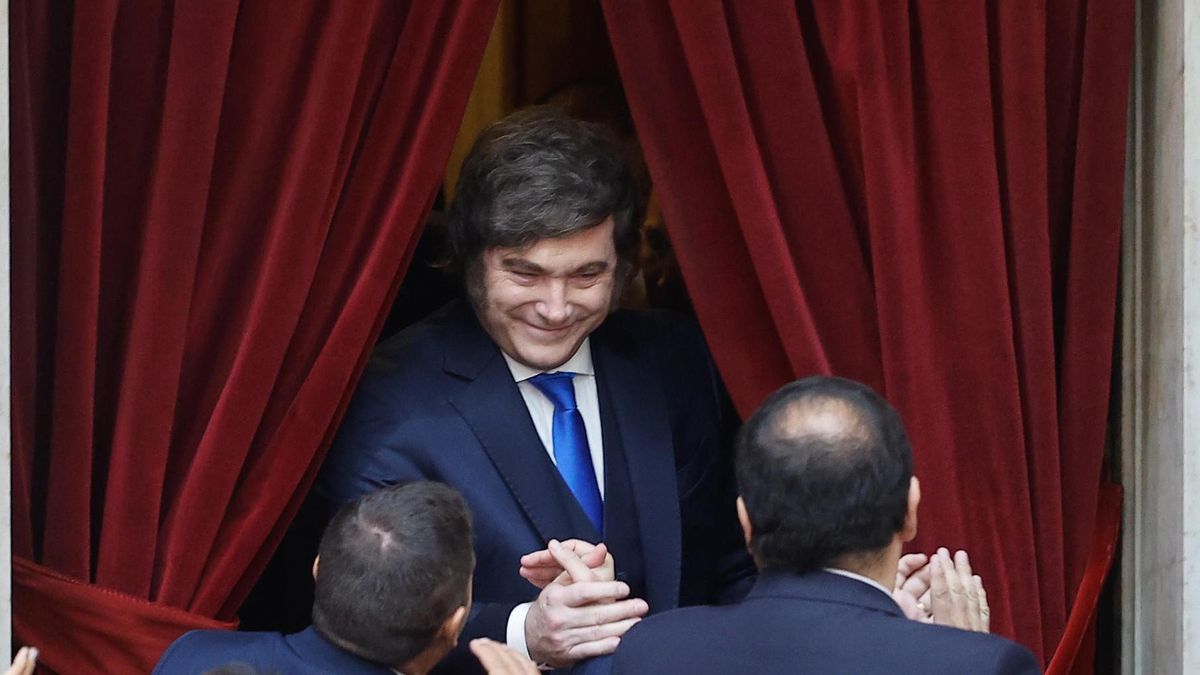 Milei inauguró las sesiones ordinarias en el Congreso.