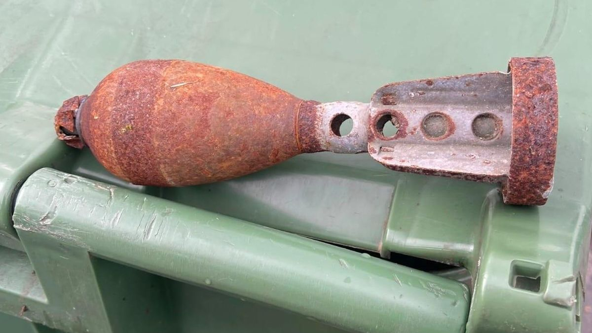 Dejan una granada de mortero de la Guerra Civil en un contenedor de basura del municipio coruñés de Bergondo