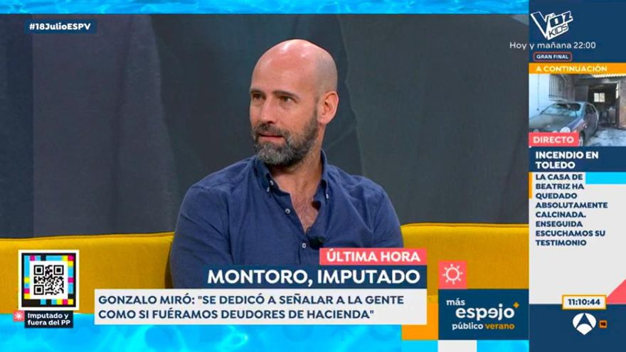 Gonzalo Miró detalla en 'Espejo' sus problemas con Hacienda por Montoro: "Cambiaron normas a mitad de partido"