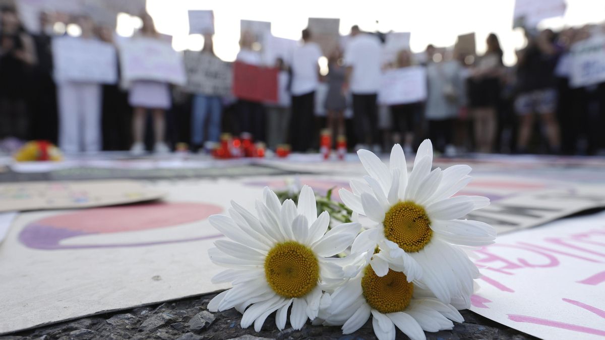 Imagen de archivo de una concentración contra la violencia machista. EFE/EPA/ROBERT GHEMENT