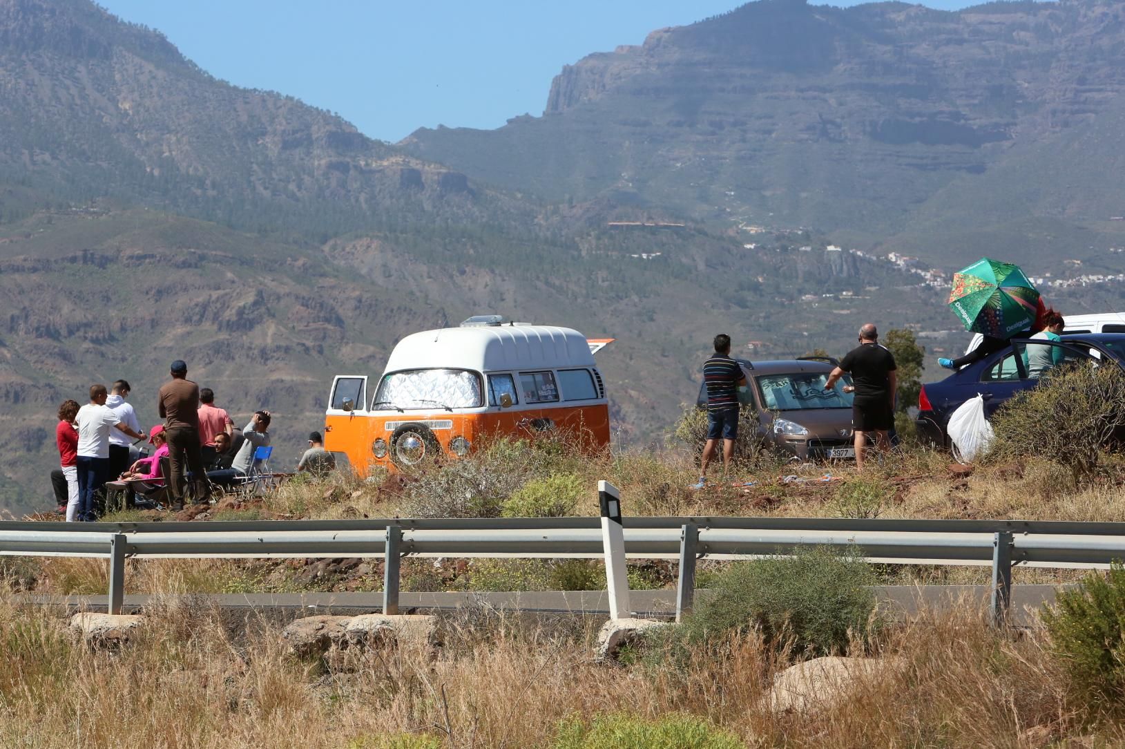 Imágenes del tramo de Santa Lucía del Rally Islas Canarias. (Alejandro Ramos).