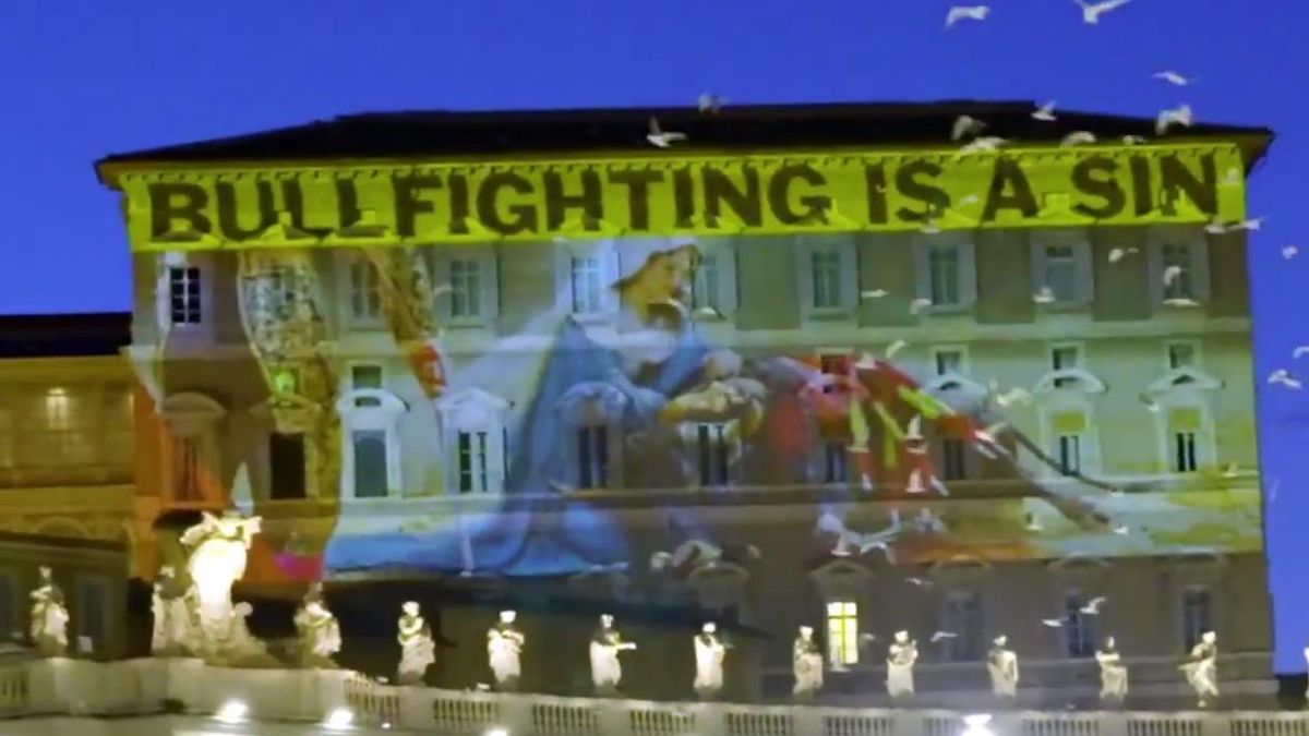 Captura de pantalla del vídeo de PETA