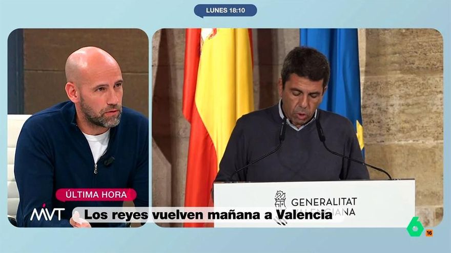 Gonzalo Miró, en laSexta: "Es un insulto a la inteligencia que Mazón capitanee la recuperación de Valencia"