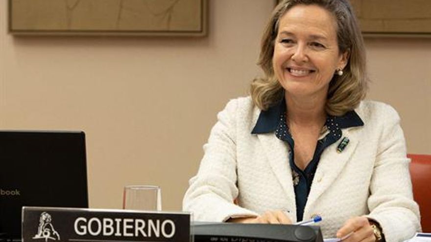 La vicepresidenta primera y ministra, Nadia Calviño
