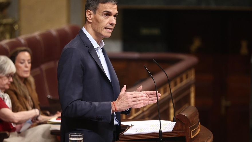 El presidente del Gobierno, Pedro Sánchez, interviene durante una sesión plenaria en el Congreso de los Diputados, a 24 de junio de 2026, en Madrid (España). Eduardo Parra / Europa Press