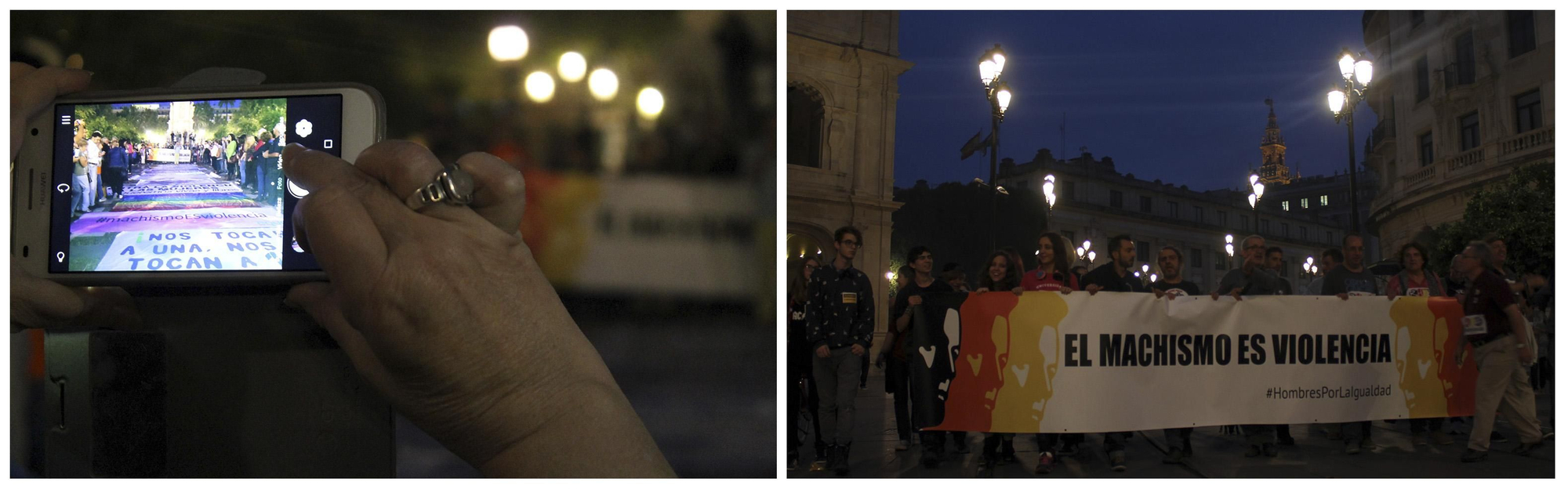 Manifestación 'El machismo es violencia'. | JUAN MIGUEL BAQUERO
