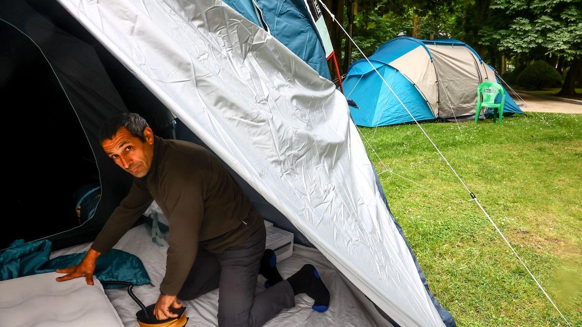 Acampada minera en Oviedo: la plantilla de TYC Narcea se moviliza en la calle bajo la presión de un inminente ERE
