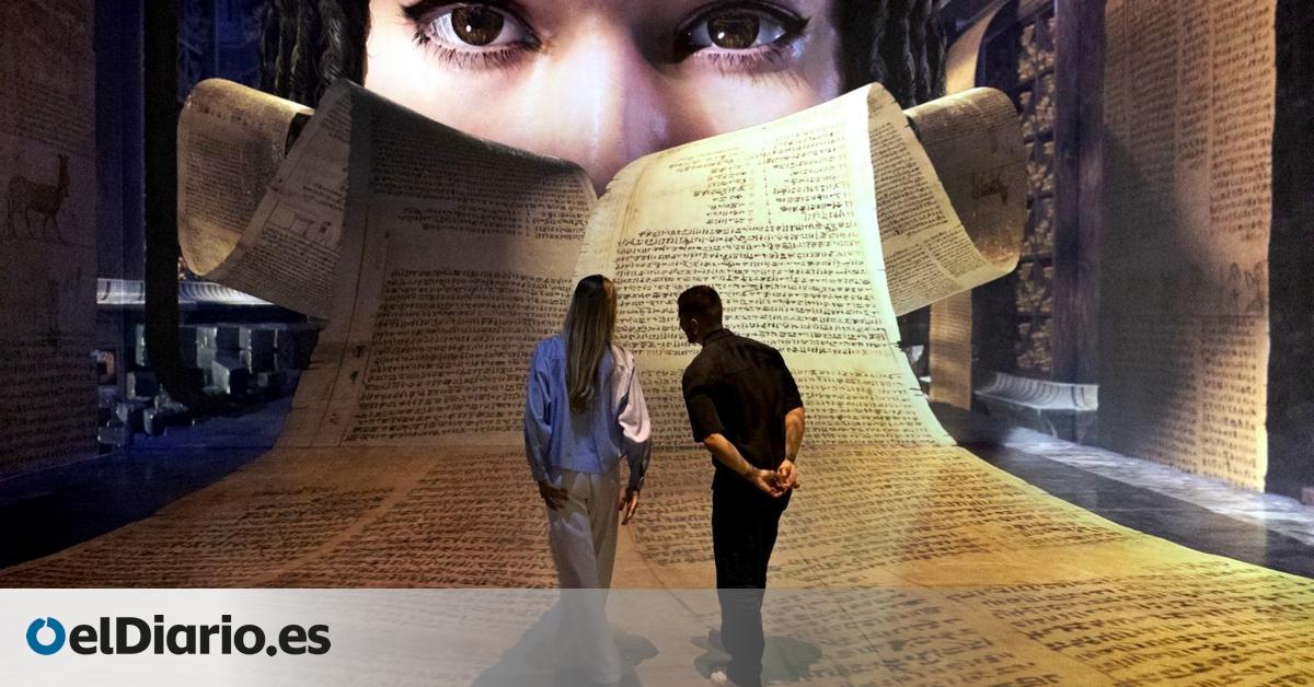 Las catacumbas, Alejandría o la batalla de Accio: el Egipto de Cleopatra revive en Madrid con una exposición inmersiva