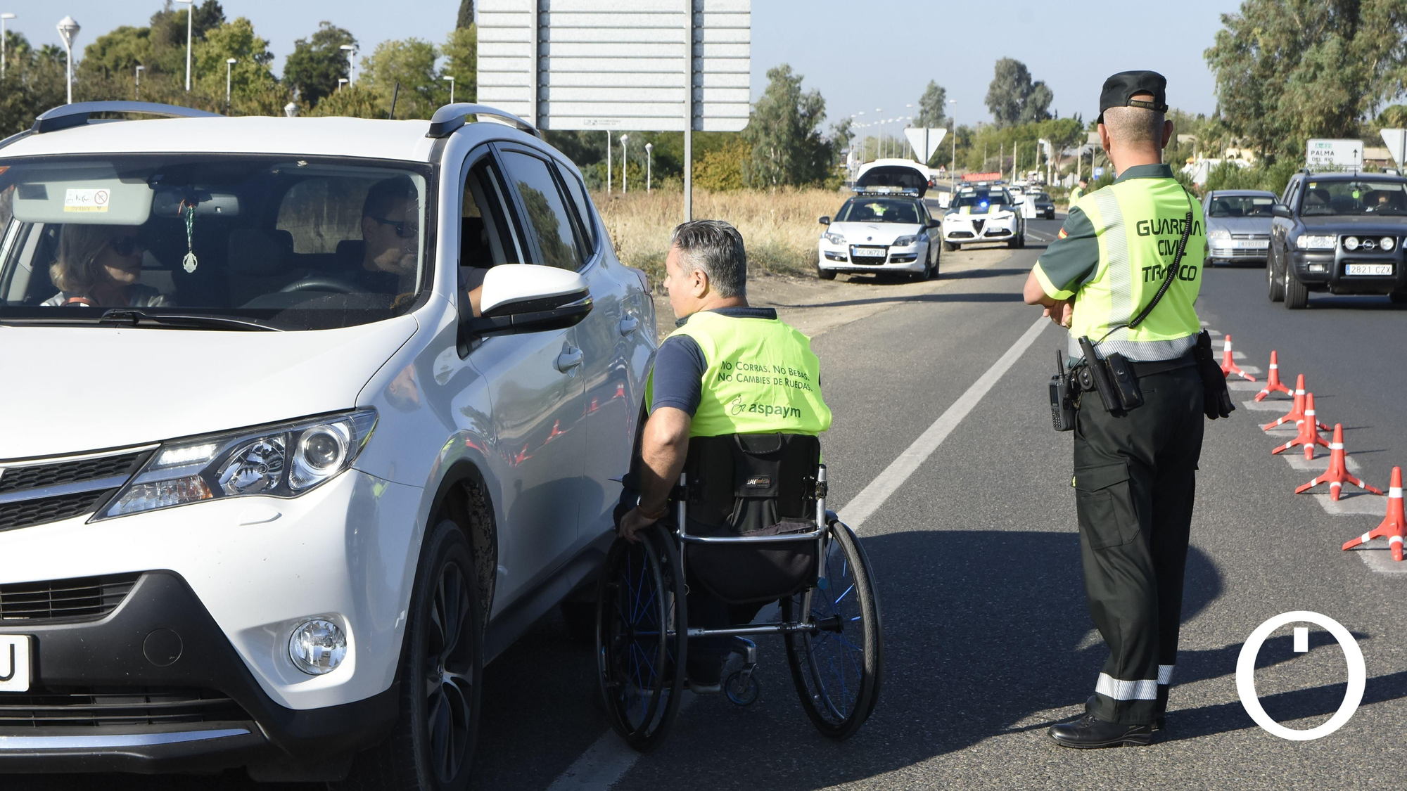 Control de la Guardia Civil.