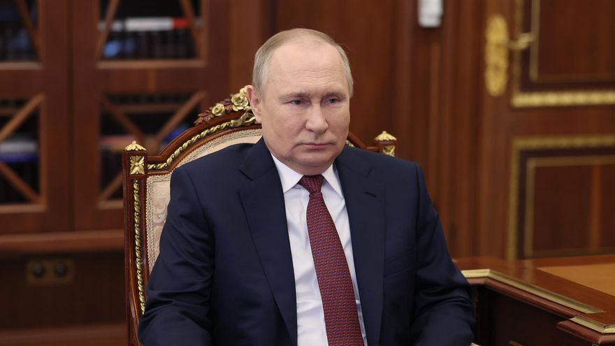 El presidente de Rusia, Vladímir Putin, a 26 de mayo de 2022