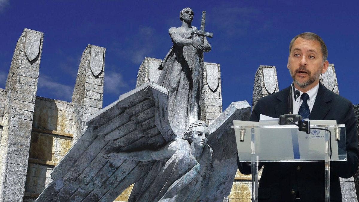El alcalde de Santa Cruz de Tenerife dice ahora que baraja guardar el monumento a Franco en "una nave"