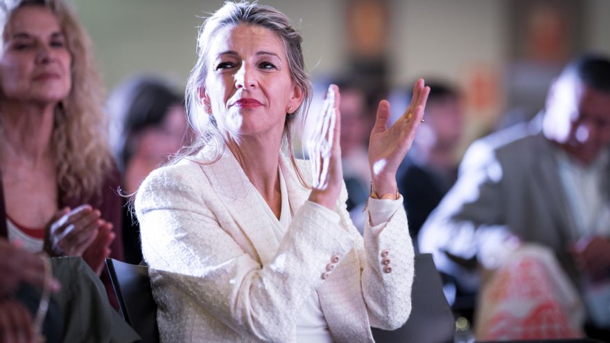 Yolanda Díaz acorrala a Feijóo para reducir la jornada en el Congreso de UGT: "¿Vais a hacer lo mismo que con la reforma laboral?"