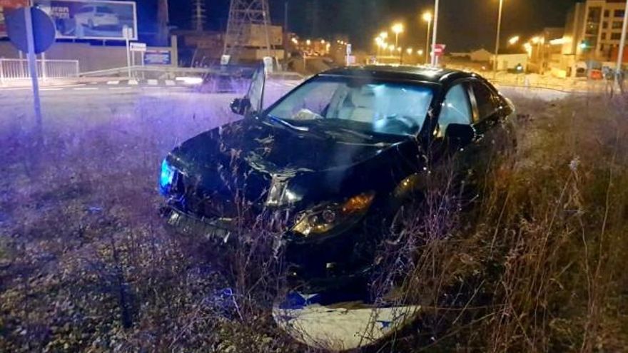 Estado en el que quedó el vehículo que conducía el infractor.