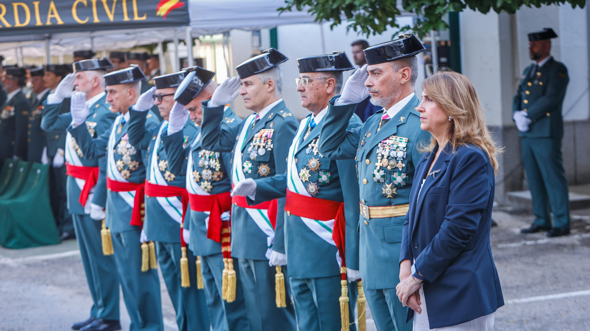 El ministro del Interior, Fernando Grande-Marlaska asiste al acto de conmemoración del 182º aniversario de la Guardia Civil