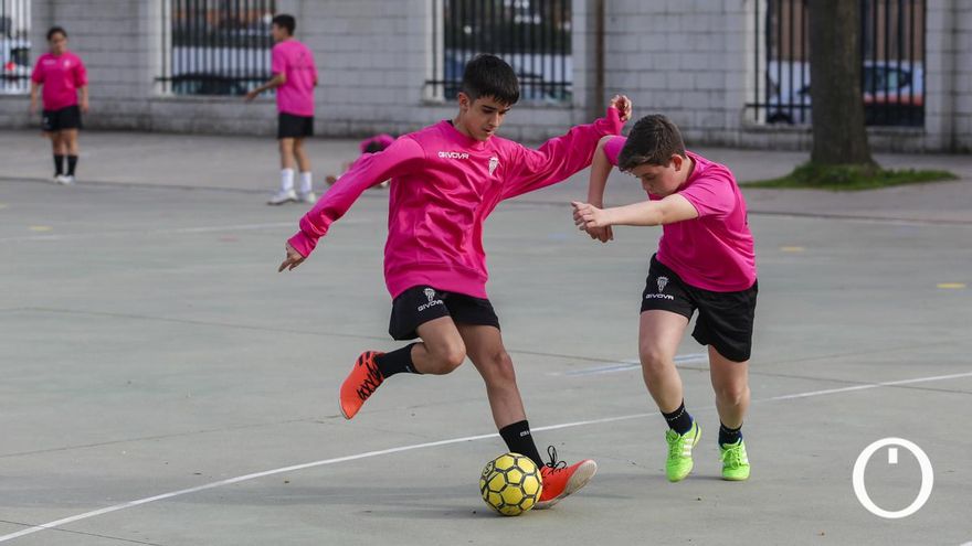 Entrenamiento de la cantera del Córdoba Patrimonio de la Humanidad