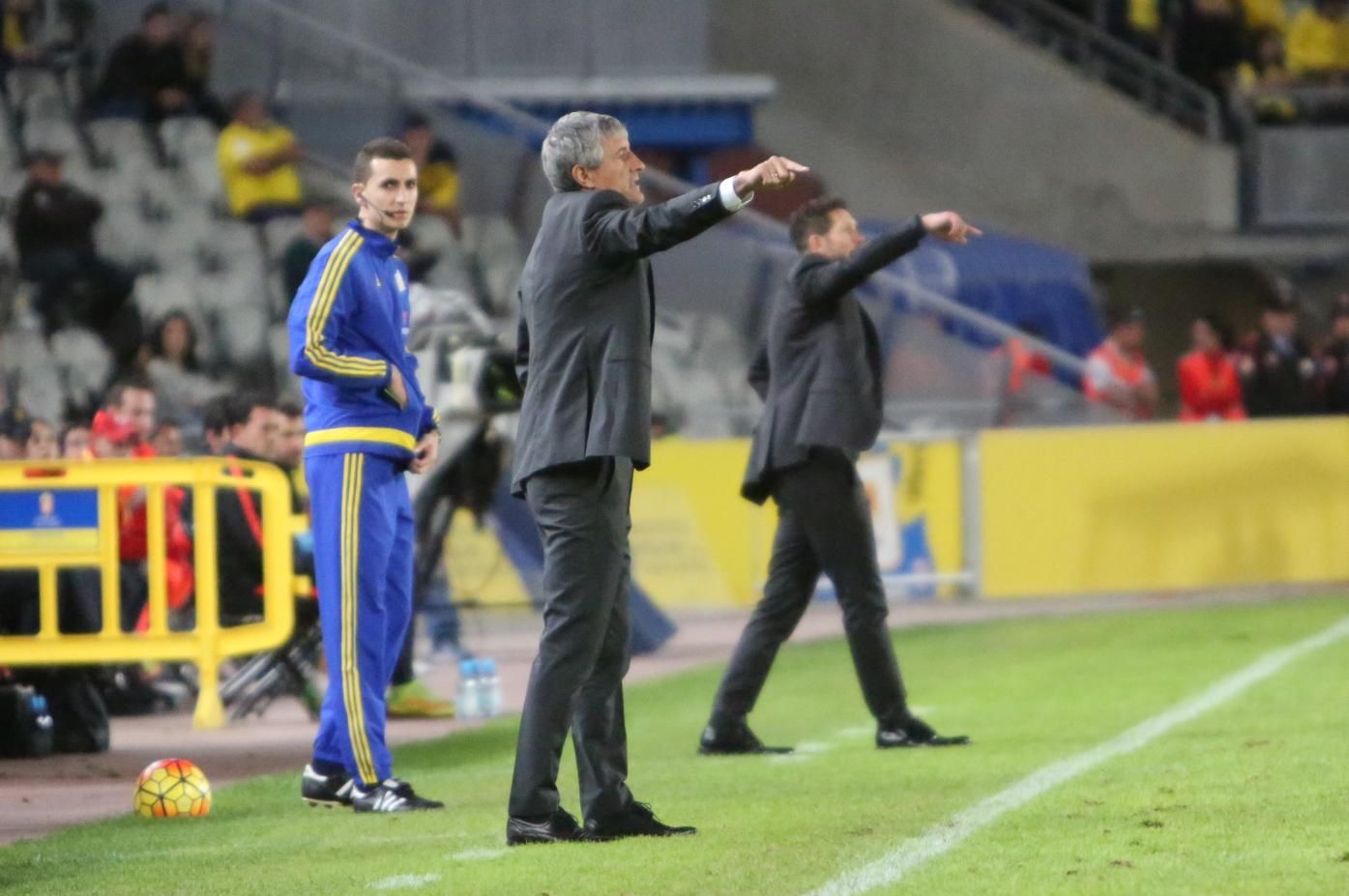 partido entre la UD Las Palmas y Atlético de Madrid en el Estadio de Gran Canaria.