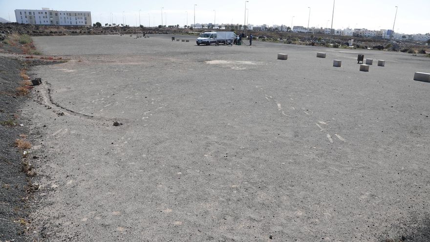 Parcela en la que se construirá el edificio de vivienda pública en Lanzarote