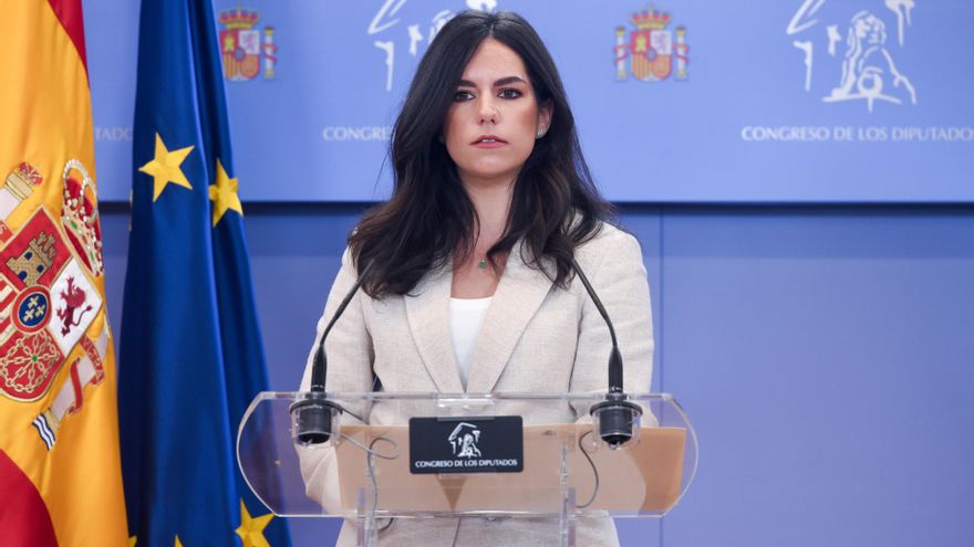 La portavoz de VOX en el Congreso, Pepa Millán, en el Congreso de los Diputados, a 1 de abril de 2025, en Madrid (España).