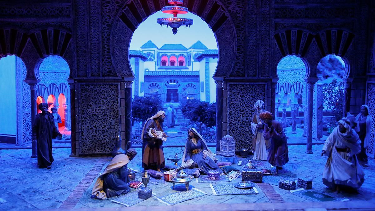 Inauguración del Belen de Cajasol