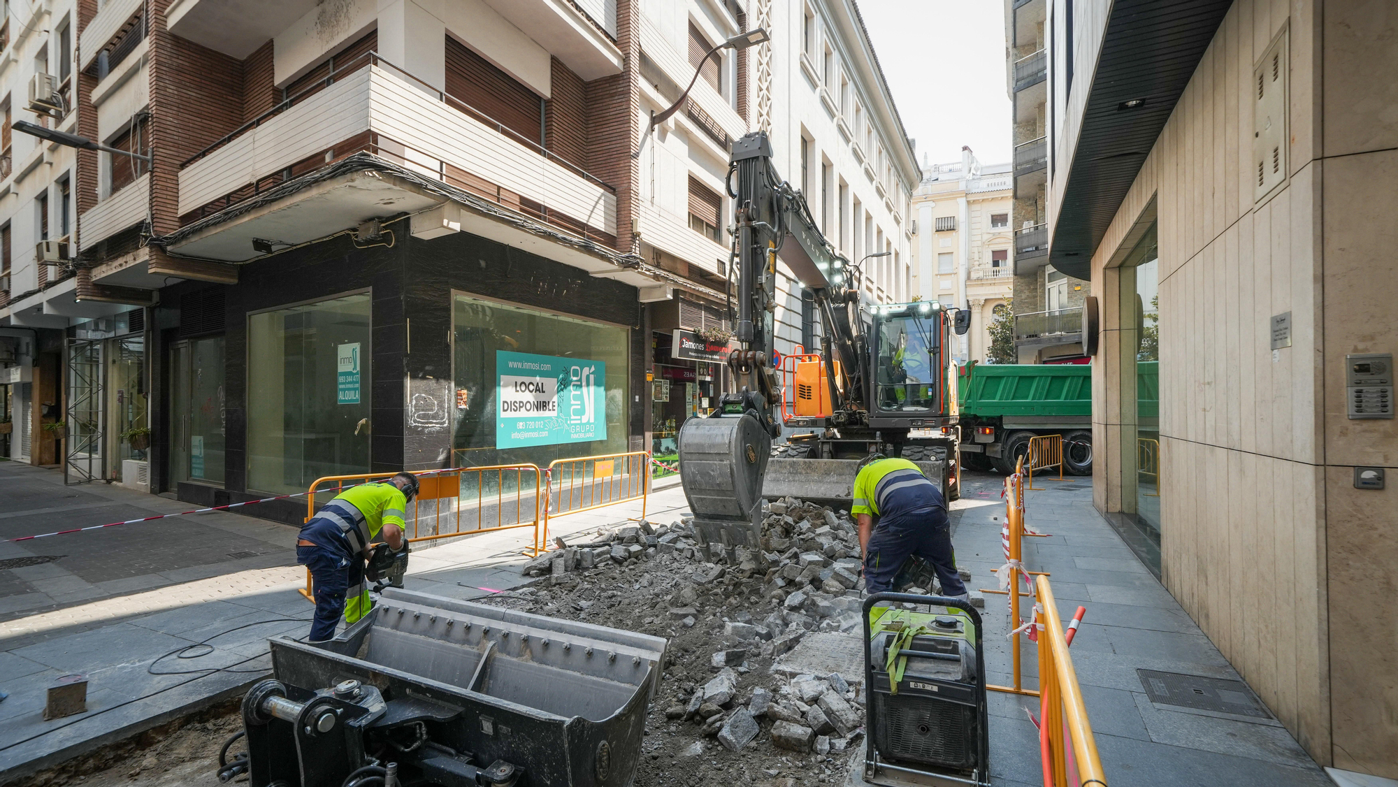 Comienzan las obras en el centro de Córdoba