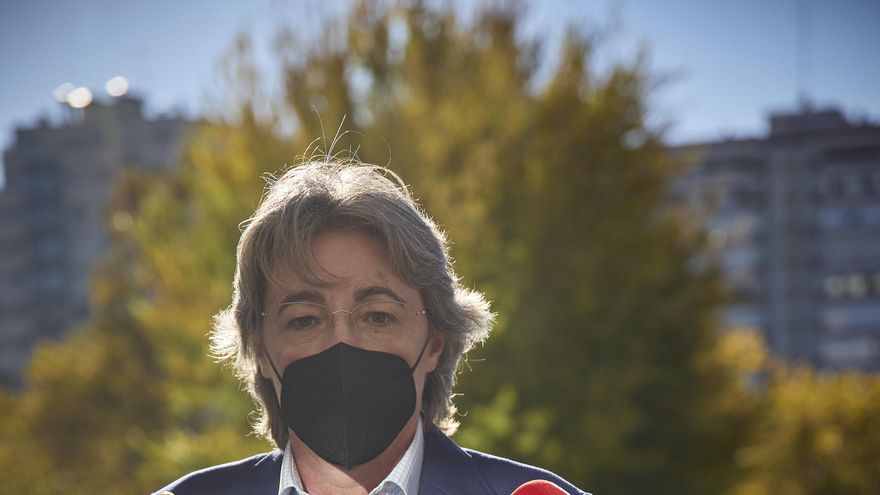 Archivo - La concejala de Recupera Madrid, Marta Higueras, responde a los medios