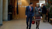 Ignacio González y Esperanza Aguirre, en la Asamblea de Madrid en octubre de 2013.