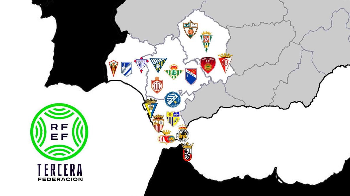 Mapa Grupo X Tercera RFEF