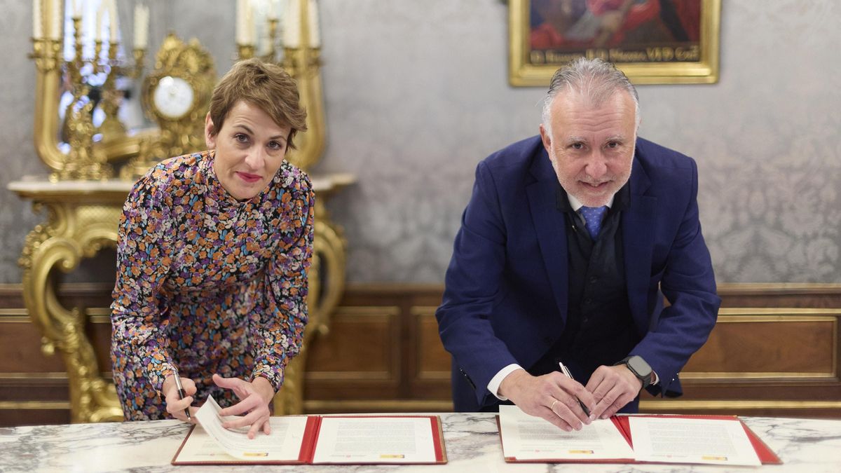 La Presidenta Chivite y el ministro Torres firman el convenio