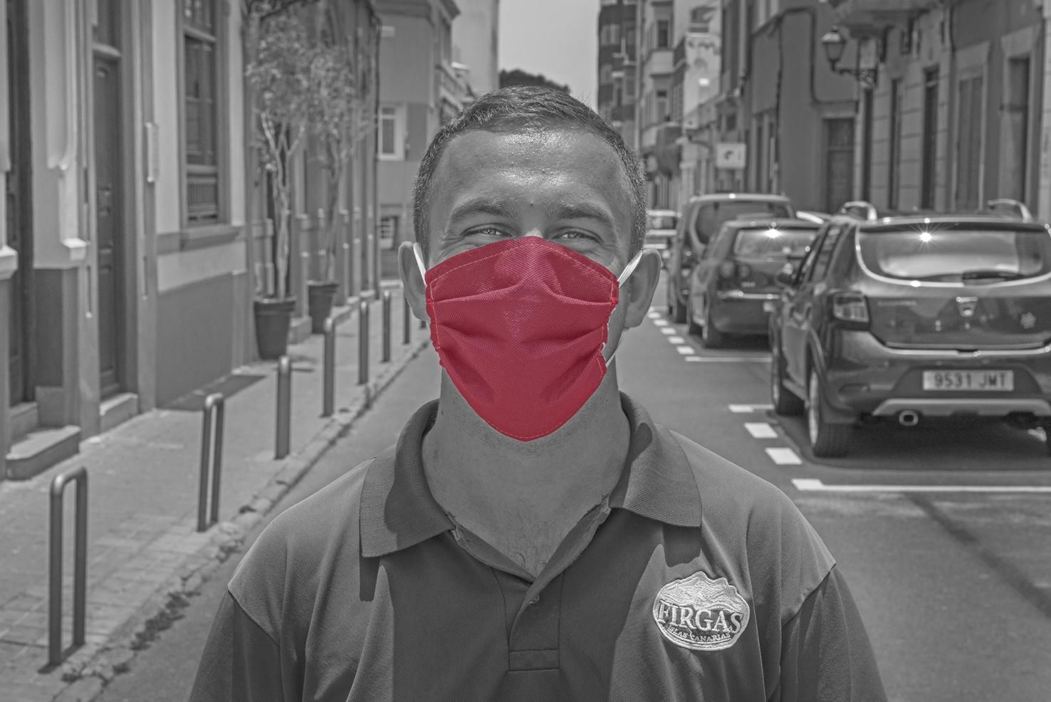 Max, repartidor de Agua de Firgas.