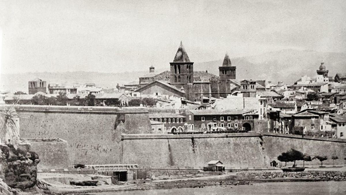 Las murallas de Palma en el siglo XIX