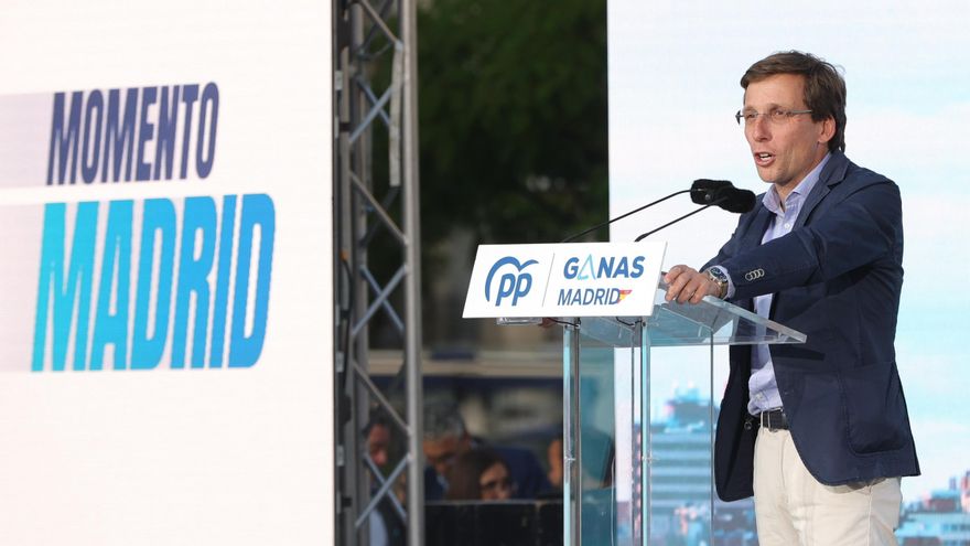 El alcalde de Madrid y candidato a la reelección, José Luis Martínez-Almeida.