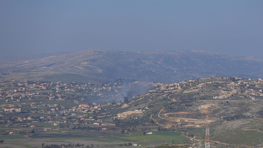 Un ataque de Israel sobre territorio del sur de Líbano.