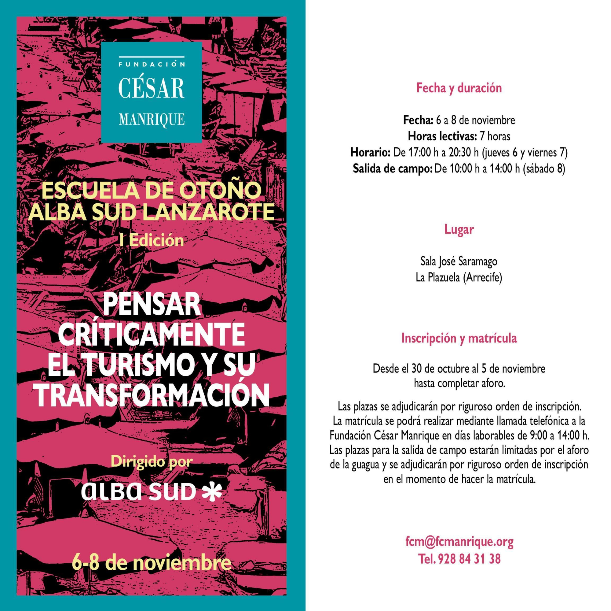 Escuela de Otoño Alba Sud Lanzarote.